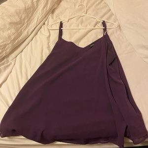 Purple swing tank top